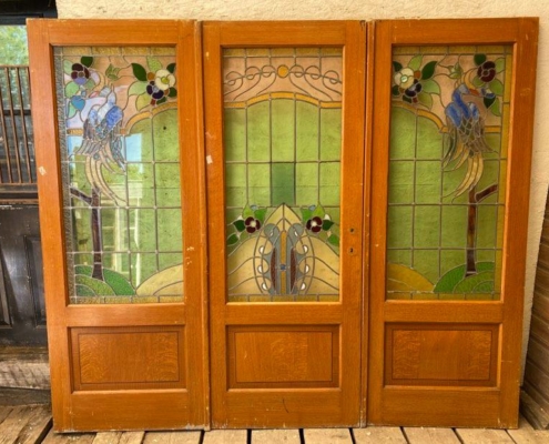 Antique Triptych Doors