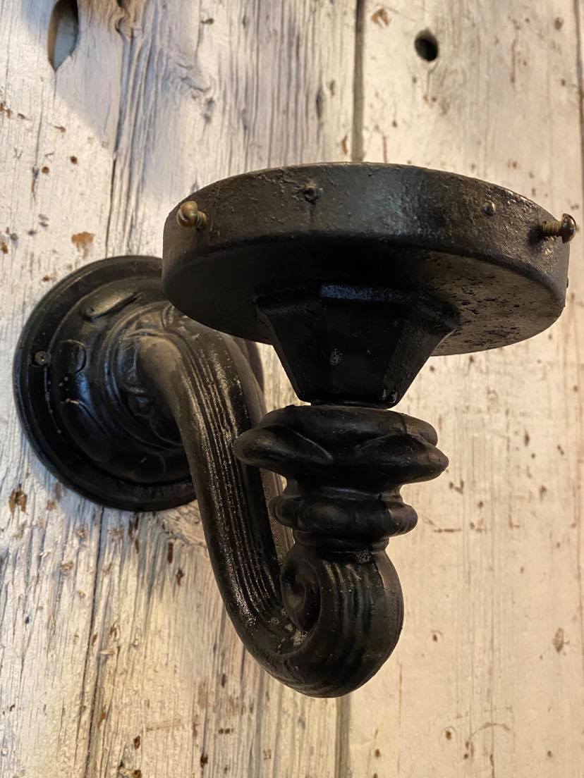IC4042 - Vintage Cast Iron Wall Sconce - Legacy Vintage Building Materials  & Antiques