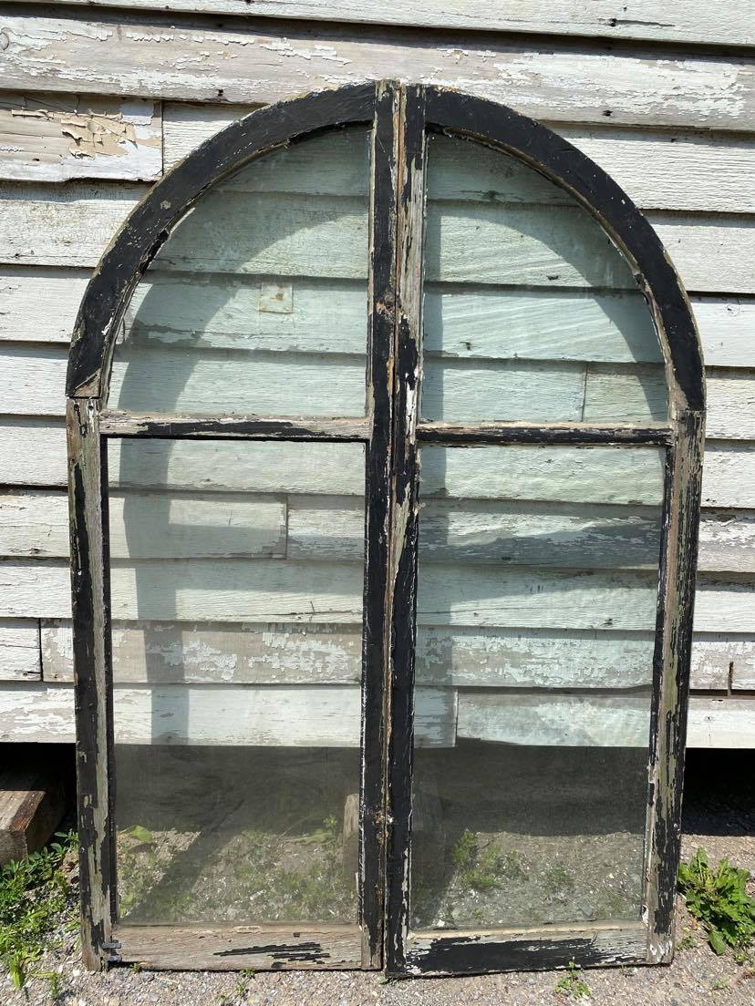 Antique Curved-Top Windows