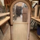 Antique Curved Top Window