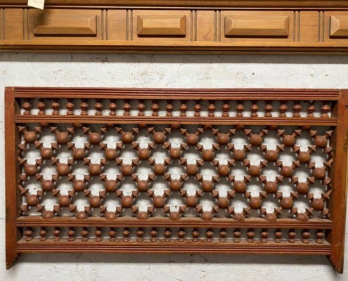 Antique Victorian Stick & ball Fretwork