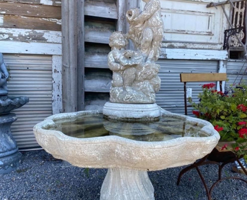 Vintage Cherub Fountain