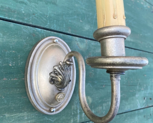 1930's German Silver Sconce