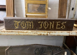 Vintage Tom Jones Fireplace Mantel