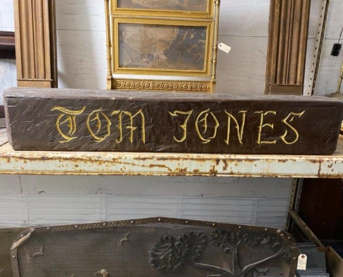 Vintage Tom Jones Fireplace Mantel