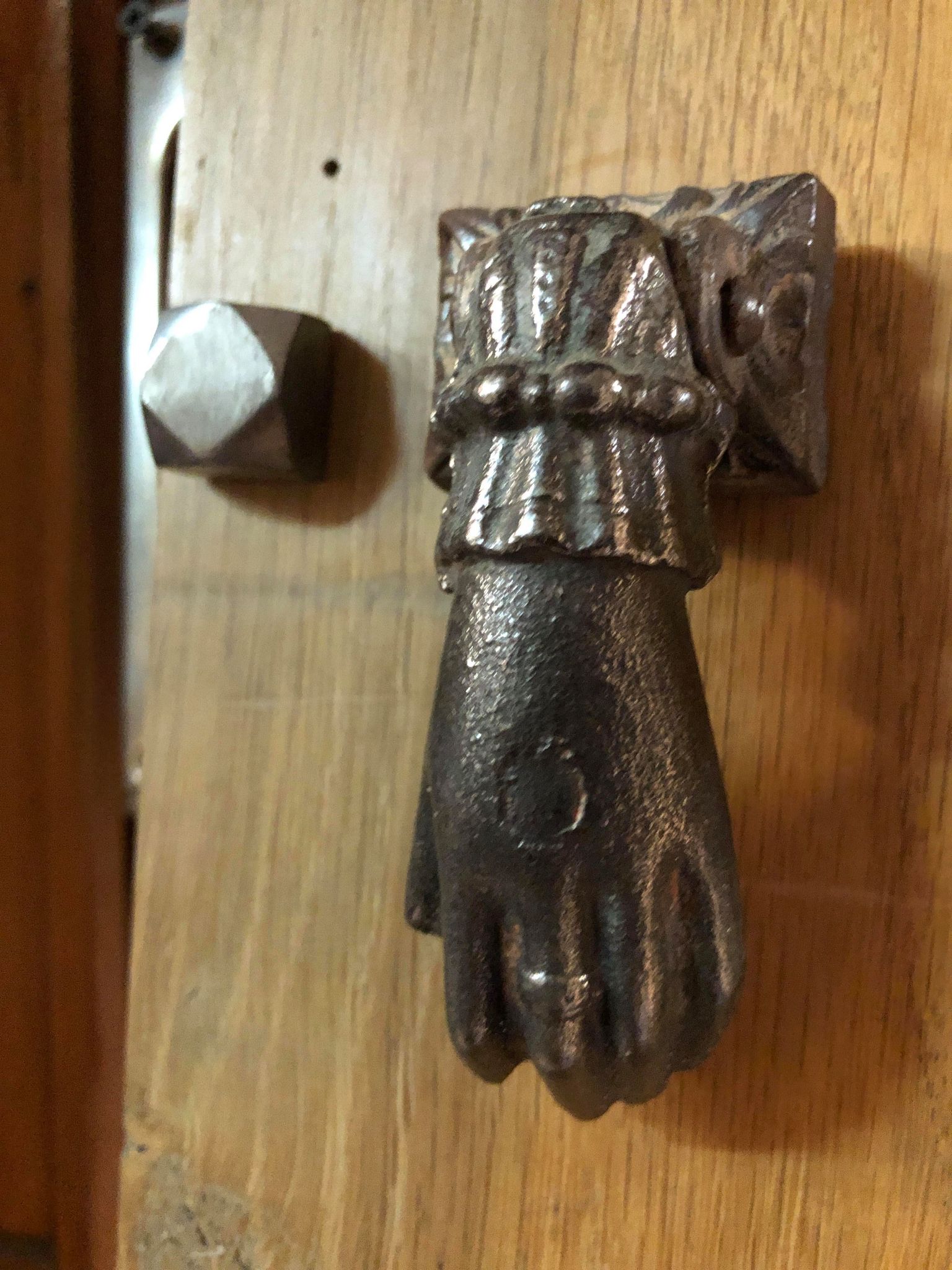Antique Portuguese Iron Door Knocker