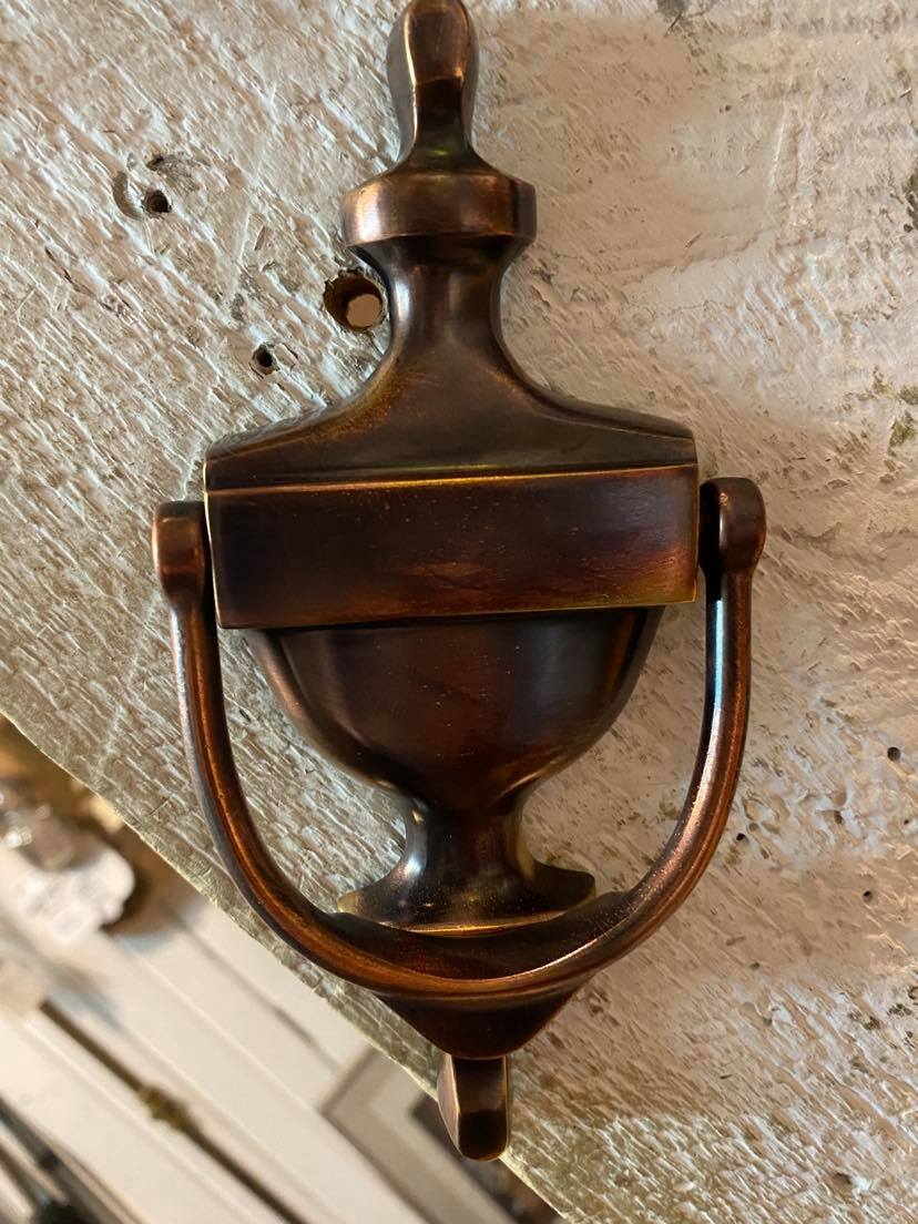 IC4401 - Antique Brass Door Knocker - Legacy Vintage Building Materials &  Antiques