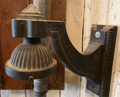 Antique Cast Iron Wall Sconce