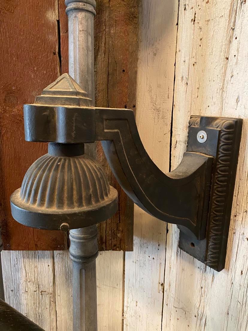 Antique Cast Iron Wall Sconce