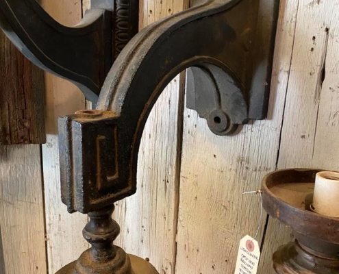 Antique Cast Iron Wall Sconce