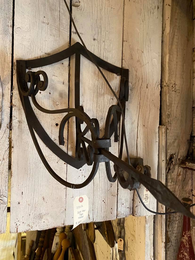 Antique Cast Iron Sign Bracket