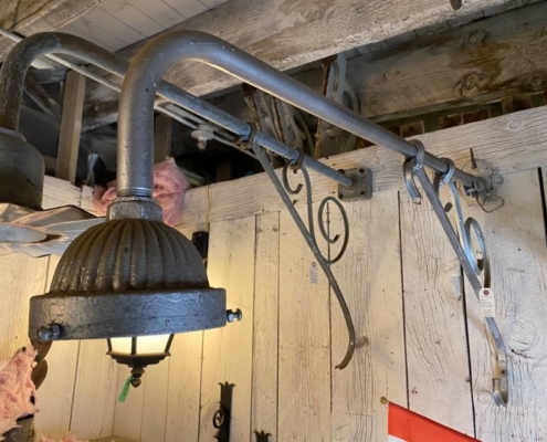 Vintage Industrial Brack Light Fixture