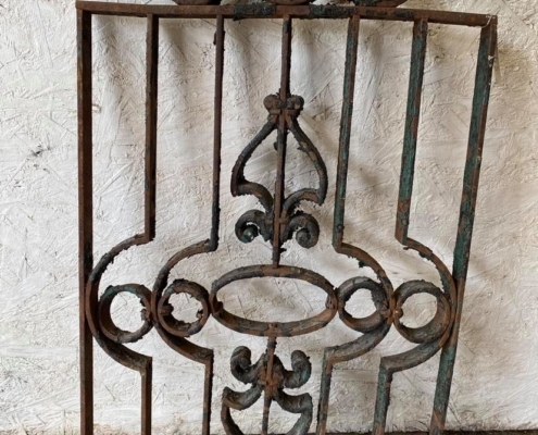 Antique Decorative Wrought Iron Piece