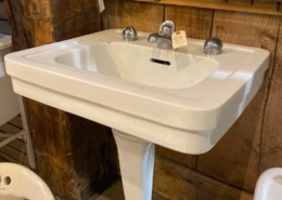 Vintage Englsih Pedestal Sink