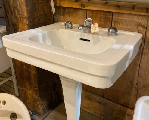 Vintage Englsih Pedestal Sink