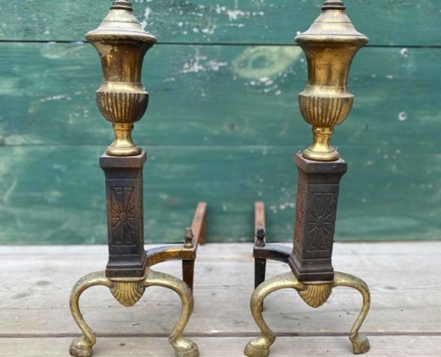 Pair of Antique Andirons