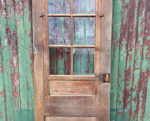 Antique Glazed Storm Door