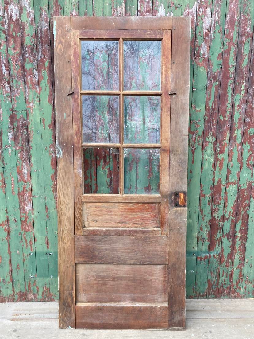 Antique Glazed Storm Door
