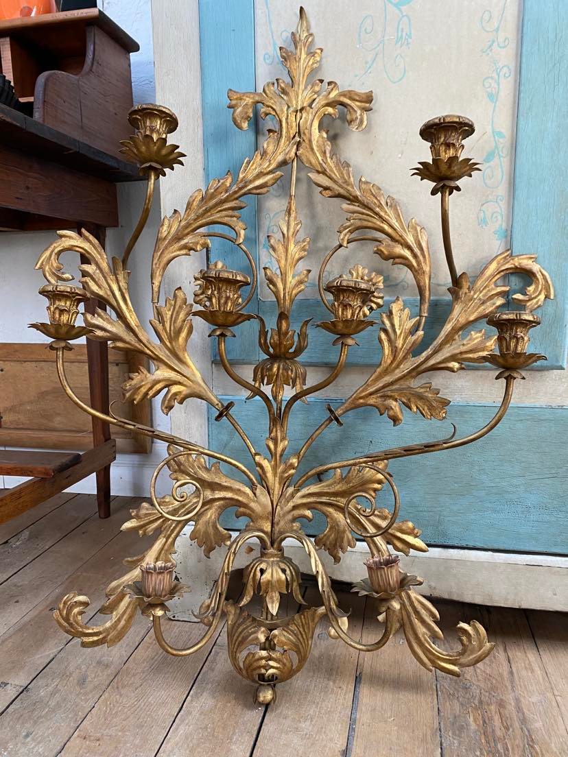 Vintage Italian Candle Sconce