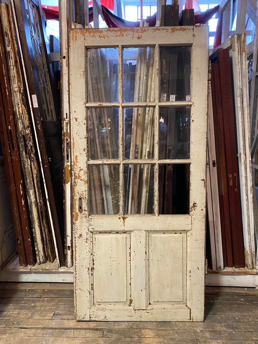 Oversized Antique Glazed Door