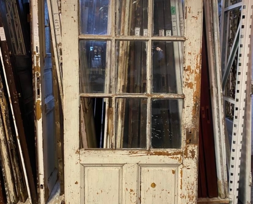 Antique Glazed Entry Door