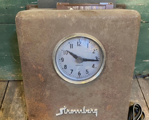 Vintage Stromberg Punch Clock