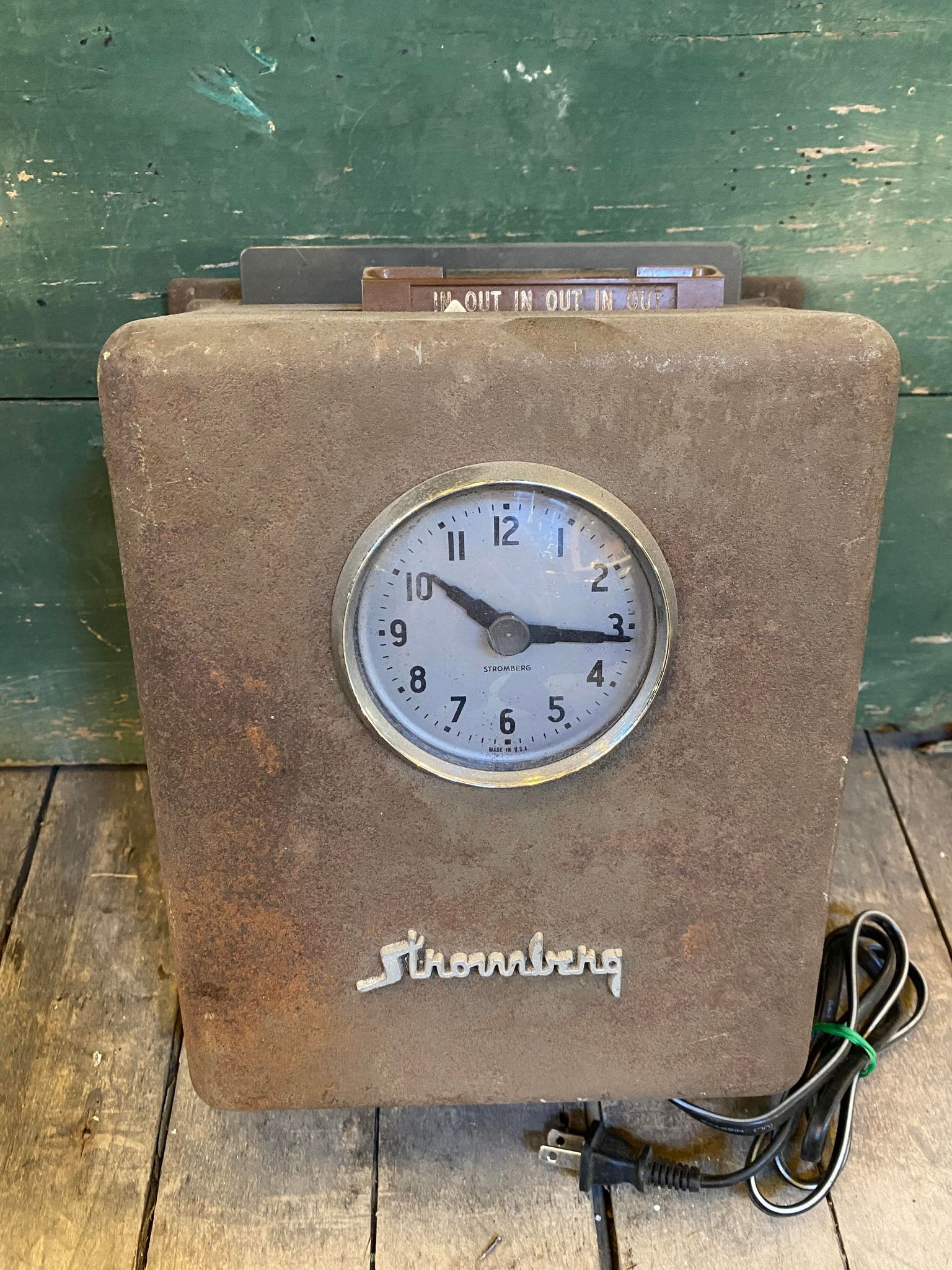 Vintage Stromberg Punch Clock