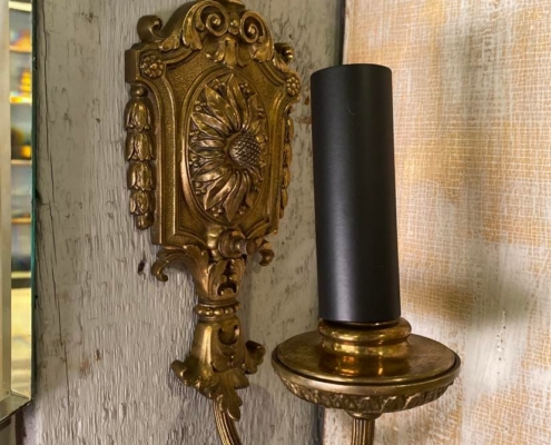 Vintage Brass Wall Sconce