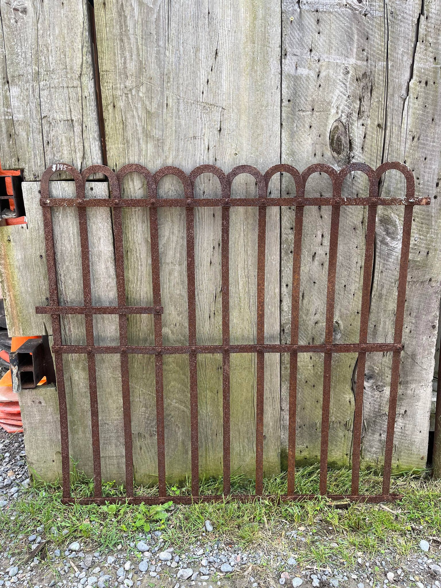 antique iron garden gate