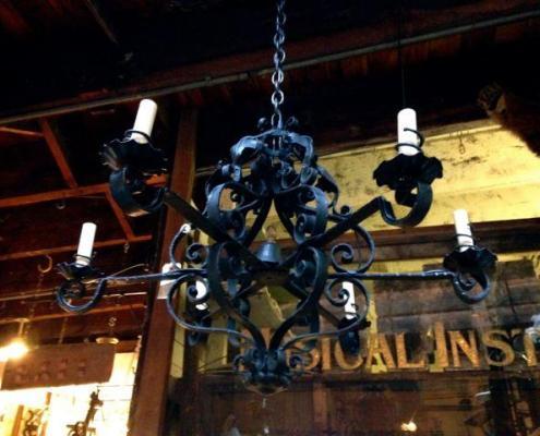 Antique Iron Chandelier