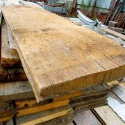 Large sized antique tongue & groove flooring
