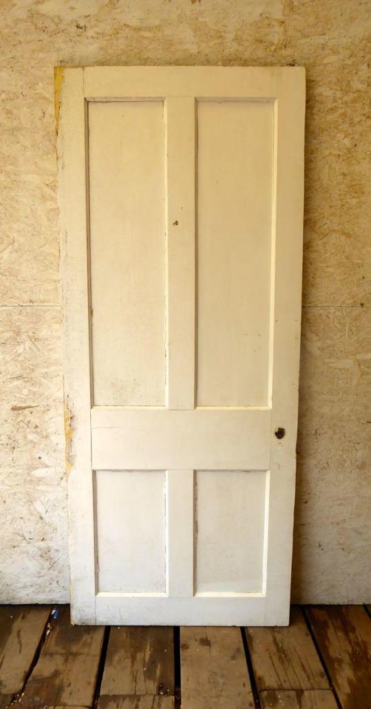 Antique four panel door