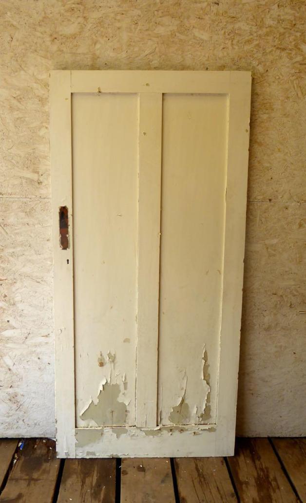 Ic0183 Antique Two Panel Door 33 75 X 69 875 Inches