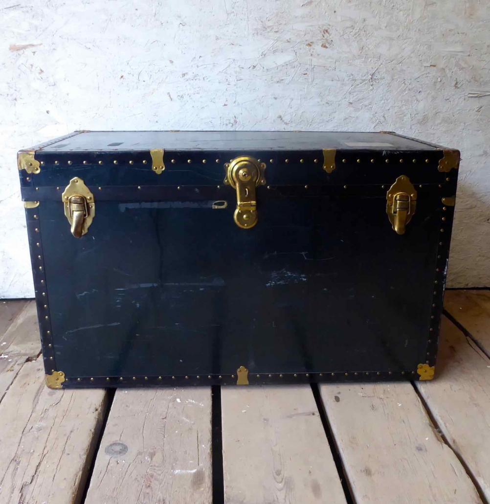 Ic0212 Antique Steamer Trunk Legacy, Leather Handles For Steamer Trunk