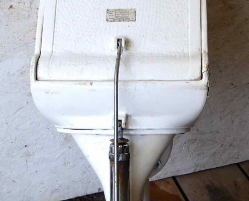 Very rare Aero-Flush vintage bedpan cleaner used in the medical industry.