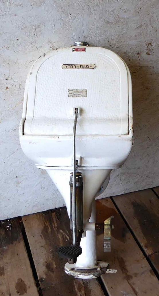 Very rare Aero-Flush vintage bedpan cleaner used in the medical industry.