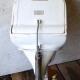 Very rare Aero-Flush vintage bedpan cleaner used in the medical industry.