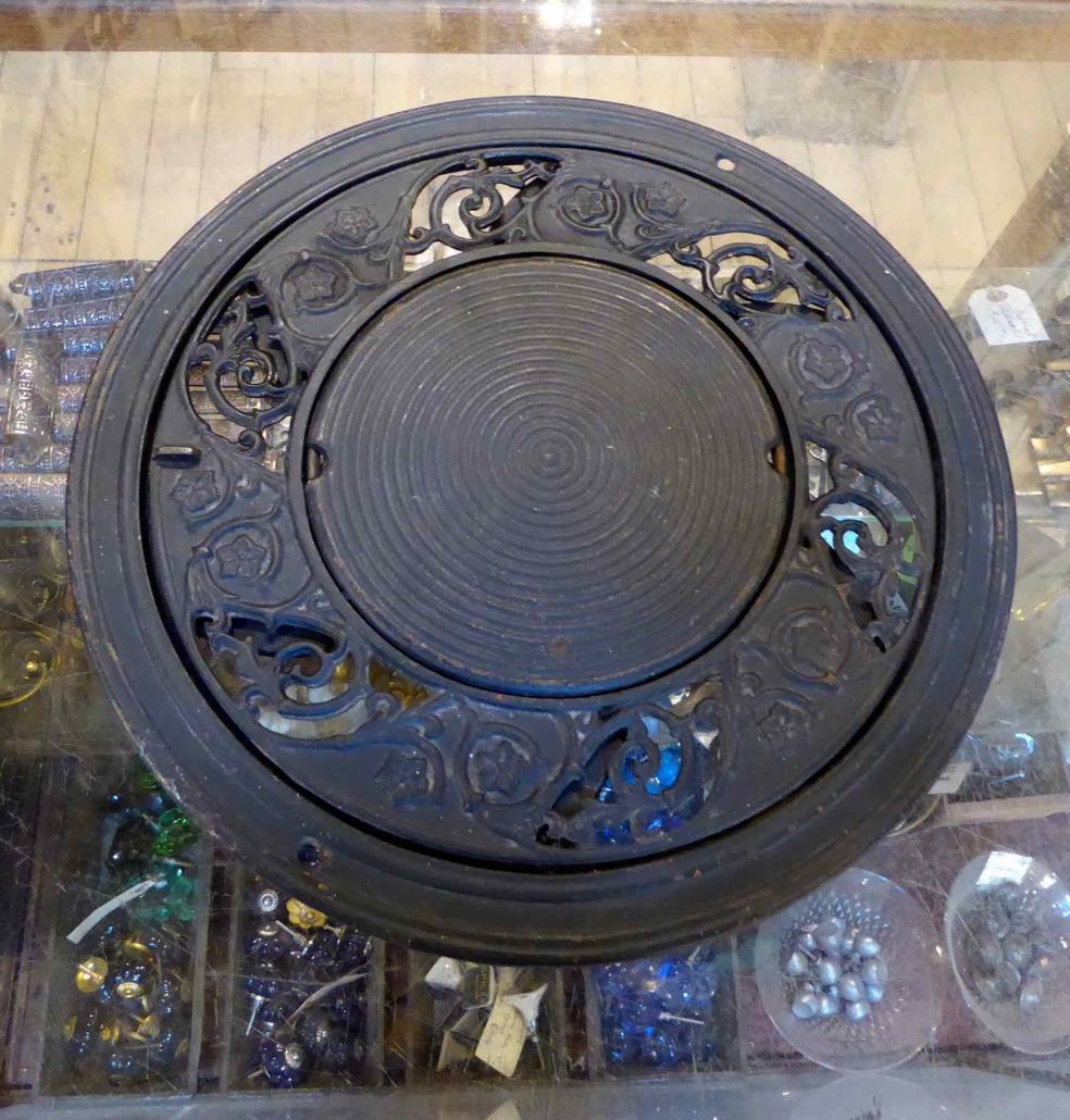 Ic0499 Antique Round Metal Floor Grate