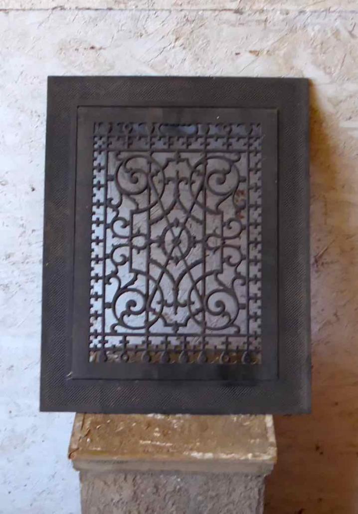 Ic0561 Antique Cast Iron Floor Grate