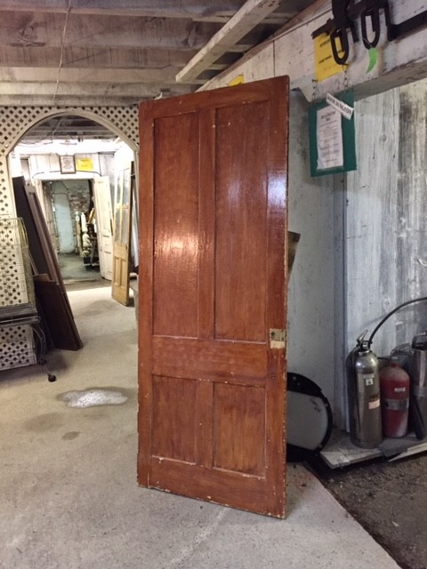 Antique four panel door