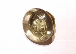 Round antique glass doorknobs and spindle sets. Multiple matching sets available.