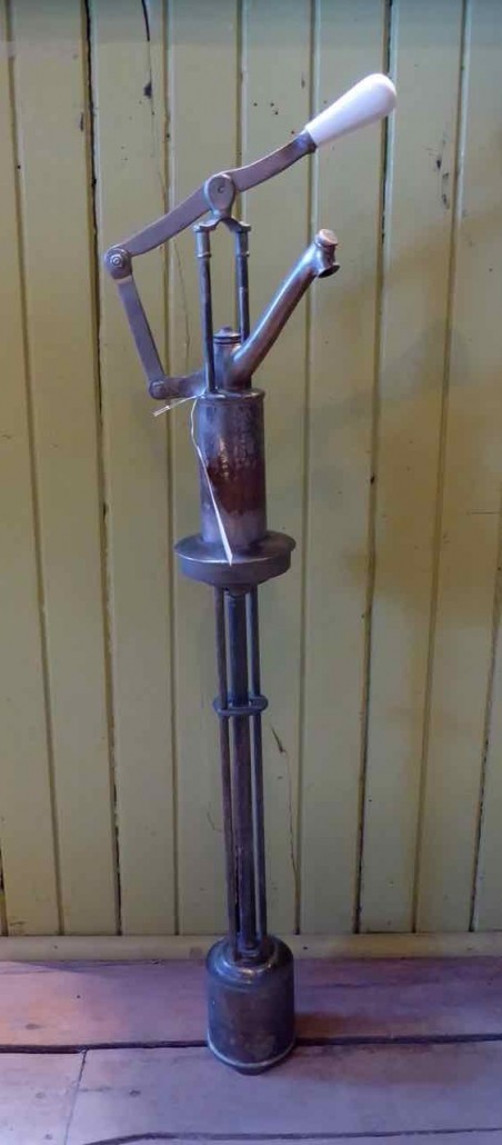 Antique hand pump in graet shape and working condition. 