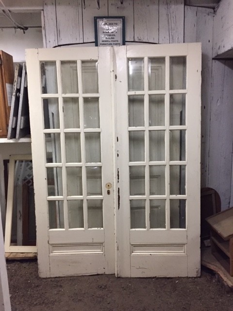 Ic1176 Pair Of Antique French Doors 60 5 X 83 25 Inches