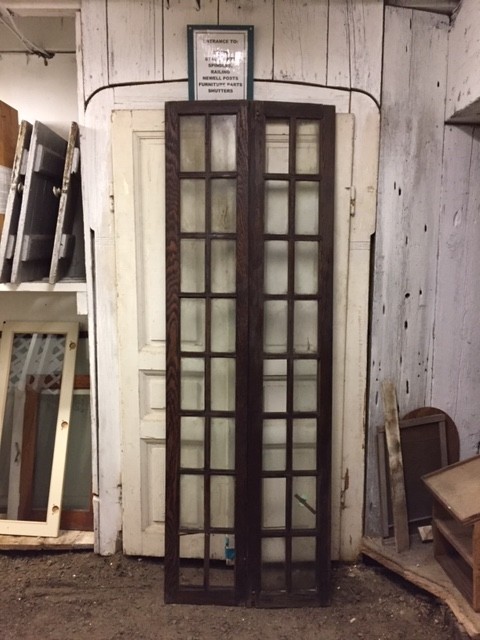 Ic1180 Pair Of Tall Antique French Doors 27 5 X 82 5 Inches