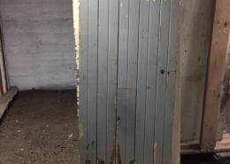 Classic antique plank wood door