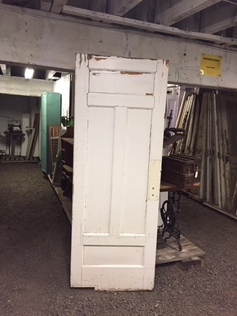 Old Antique four panel solid door