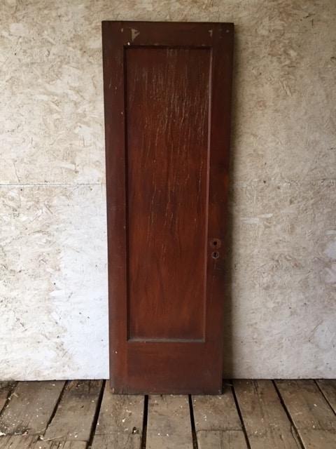 Ic1298 Antique Single Panel Interior Door 26 X 80 Inches