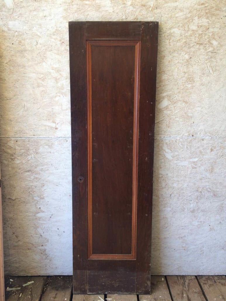 Ic1307 Single Panel Solid Interior Antique Door 24 25 X 80 5 Inches