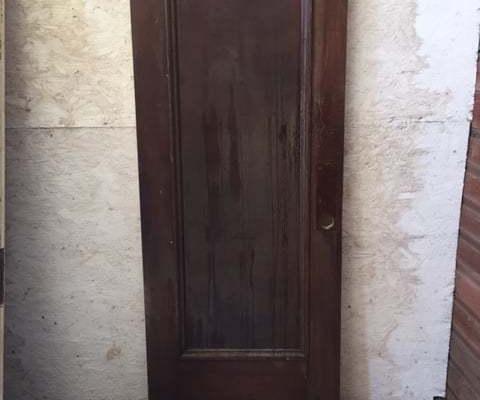 Solid interior single antique door