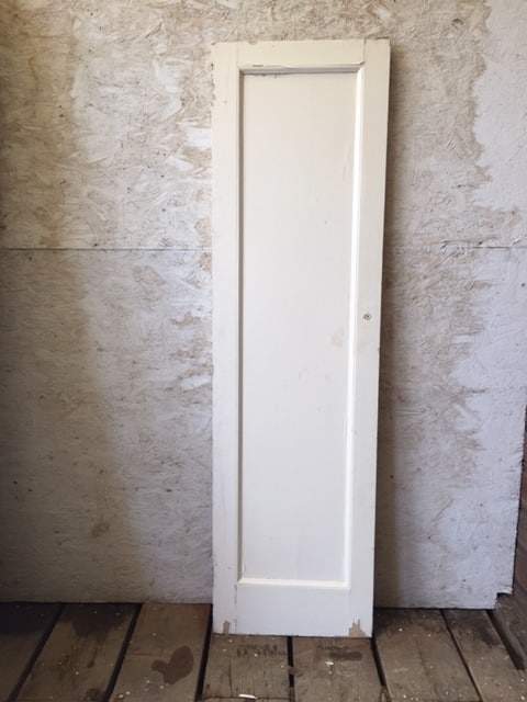 Antique Single Panel Solid Interior Door